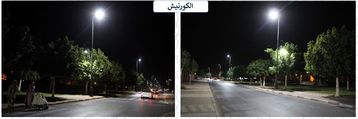 مشروع توسيع وتأهيل شبكة الإنارة العمومية